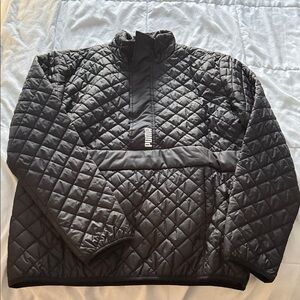 Puma Black Quilted Pullover